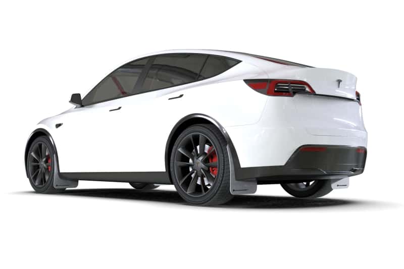 Rally Armor — Rally Armor 20-26 Tesla Model Y, Juniper Y White UR Mud Flap w/Black Logo
Mud Flap - view 2