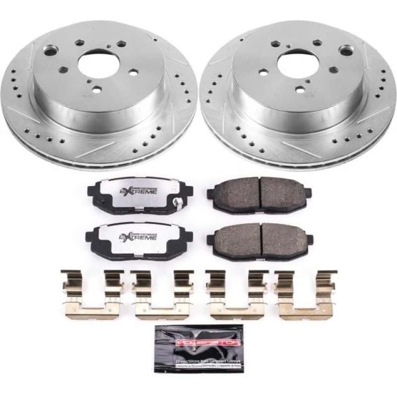 PowerStop — Power Stop 14-18 Subaru Forester Rear Z26 Street Warrior Brake Kit - view 1
