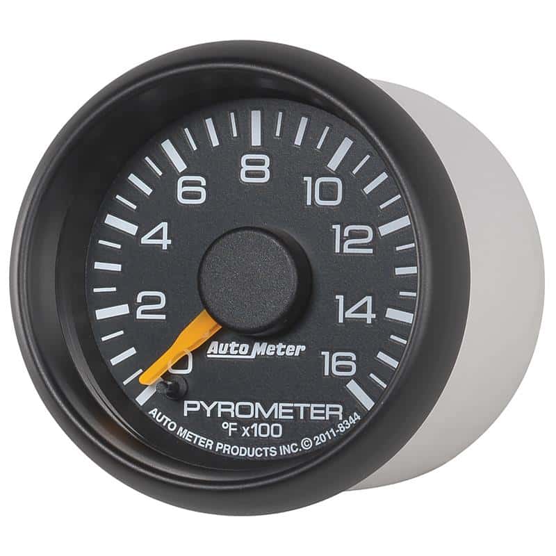 AutoMeter — Autometer Factory Match GM 2-1/16in 1600 Degree Electric Pyrometer (EGT) Gauge
2-1/16" PYRO KIT, 0- - view 2
