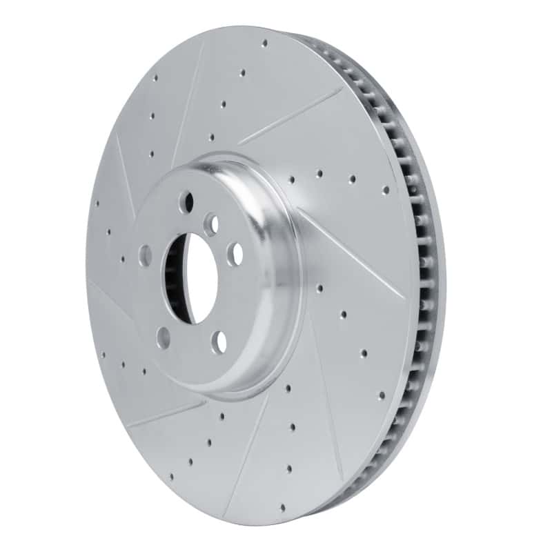 R1 Concepts — R1 16-25 BMW M240I xDrive Left Front Drilled & Slotted Silver Brake Rotor
R1 Brake Rotor Drill - view 2