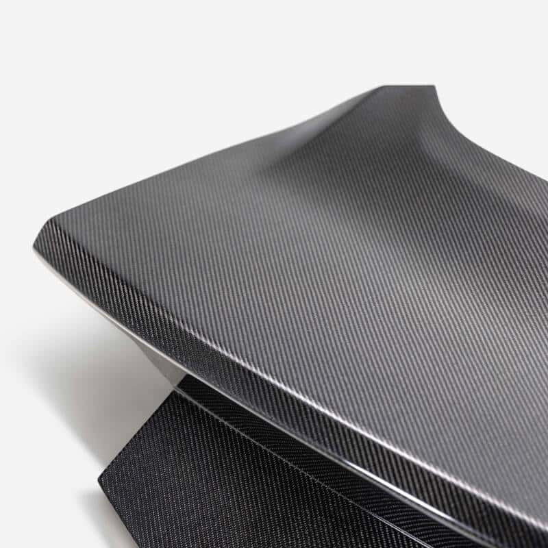Anderson Composites — Anderson Composites 2024 Ford Mustang Type-AO Double Sided Carbon Fiber 1-Piece Decklid - view 4