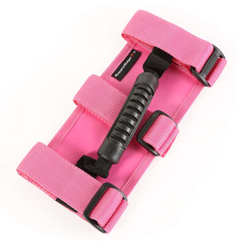Rugged Ridge — Rugged Ridge Ultimate Grab Handles Pink 55-20 CJ/Jeep Wrangler /JT
OFFROAD_INTERIOR
Grab Handle - view 2