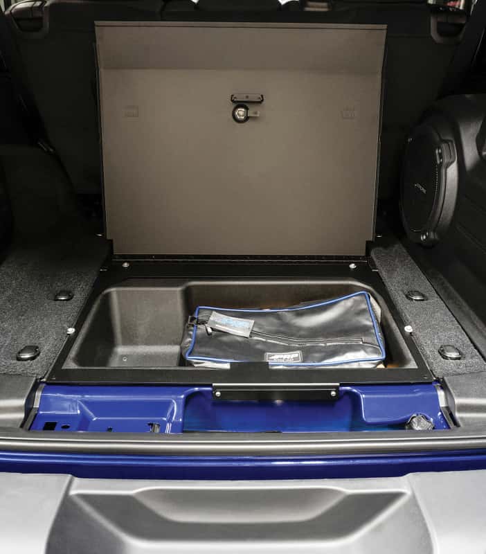 Tuffy Products — Tuffy 2019+ Jeep Wrangler 4Door Cubby Cover W/ Combo Lock
Locking Lid - view 13