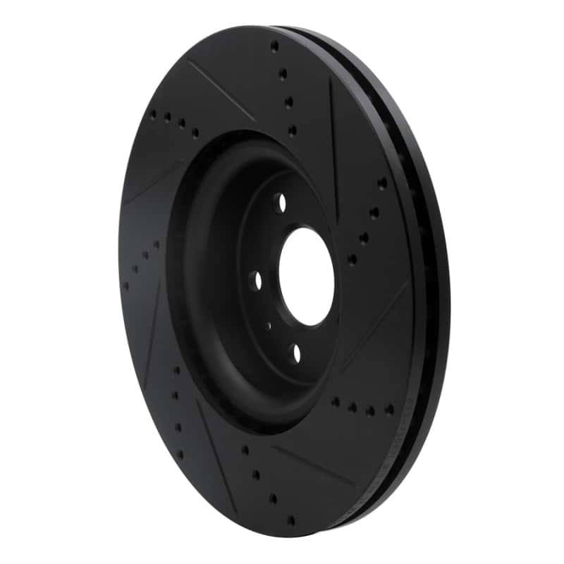 R1 Concepts — R1 12-20 Audi A6 (USA/Canada) Front Left Drilled & Slotted Black Brake Rotor
R1 Brake Rotor Drill - view 4