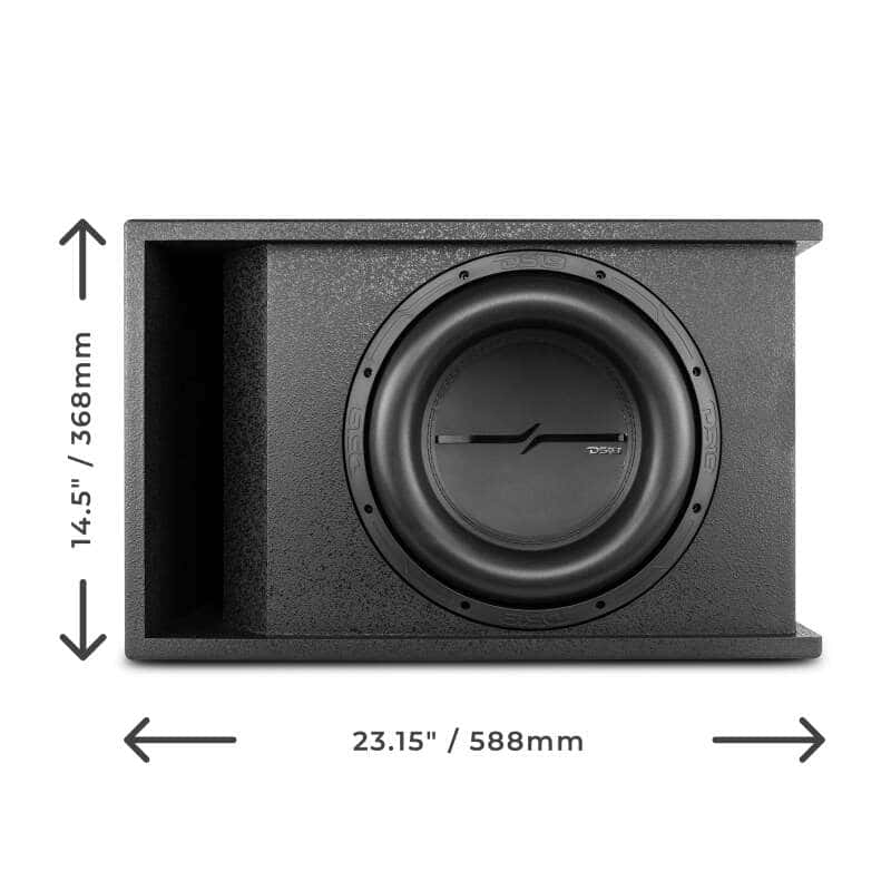 DS18 — DS18 Single 12in 1000 Watts RMS ZXI12.2D Loaded Ported Enclosure w/ Subwoofer - view 3