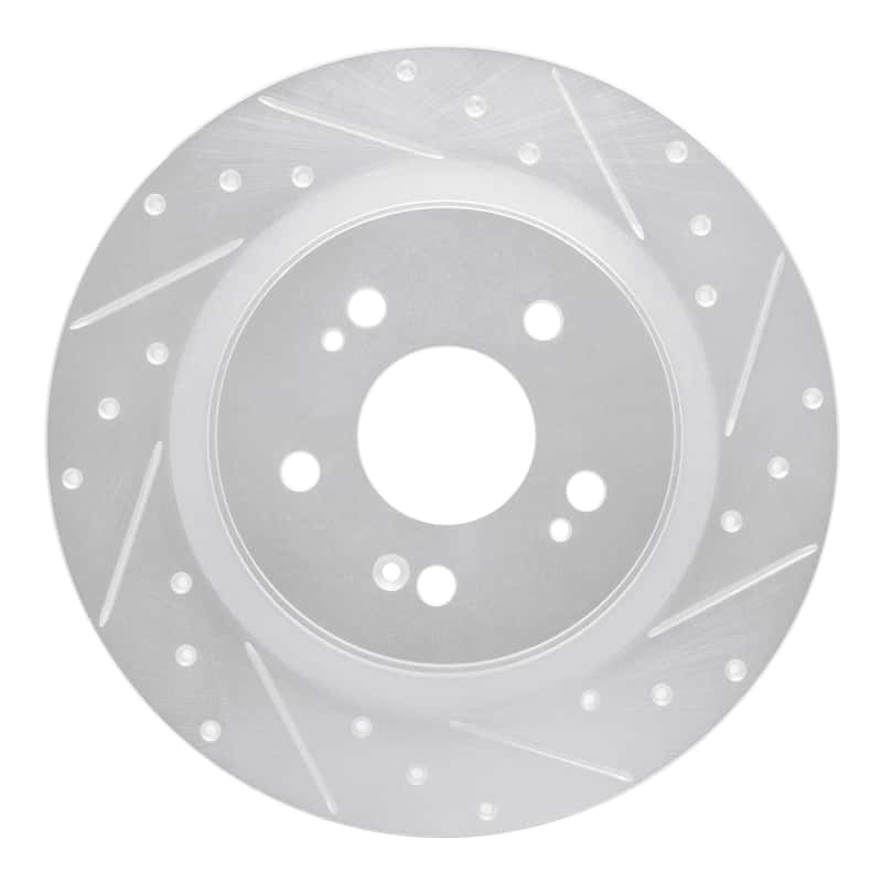 R1 Concepts — R1 18-25 Honda Odyssey Rear Right Drilled & Slotted Silver Brake Rotor
R1 Brake Rotor Drill - view 1