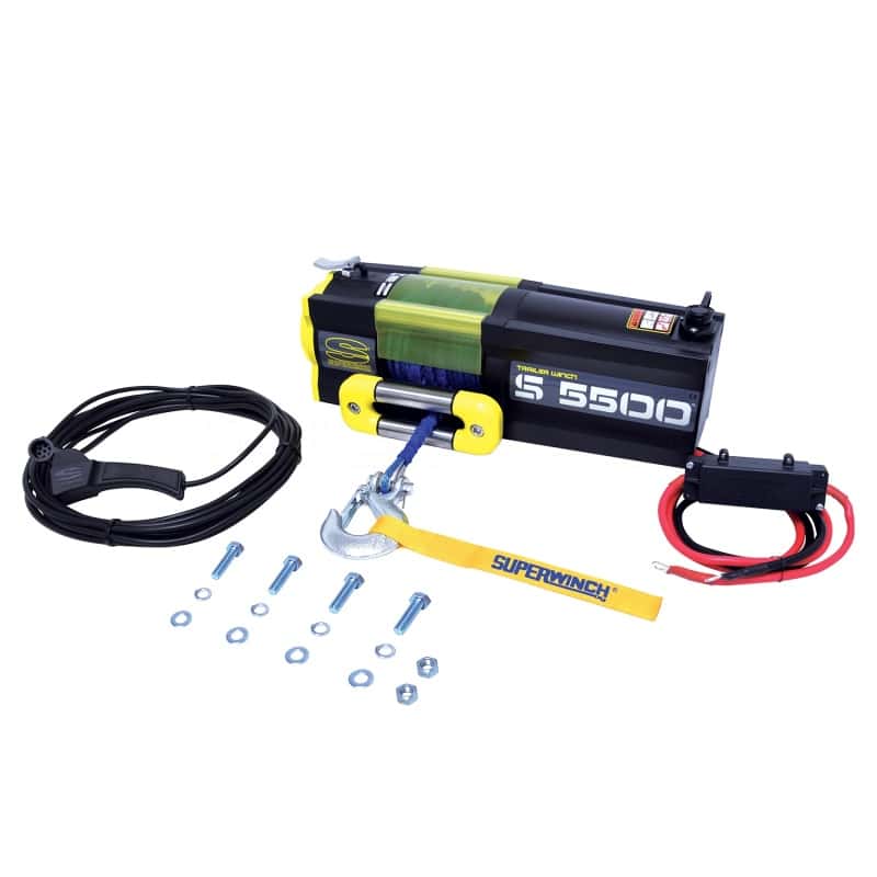 Superwinch — Superwinch 5500 LBS 12V DC 1/4in x 60ft Synthetic Rope S5500 Winch
Winch - view 5