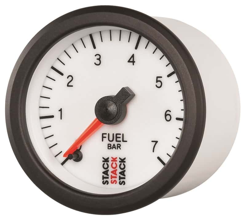 AutoMeter — Autometer Stack 52mm 0-7 Bar M10 Male Pro Stepper Motor Fuel Pressure Gauge - White
Ga FP ProStpr W 7Bar - view 2