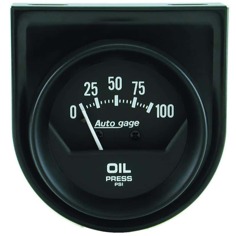 AutoMeter — Autometer Auto Gauge 2in 100 psi Mechanical Short Sweep Black Oil Pressure Gauge
2" OILP 100PSI M AG - view 2