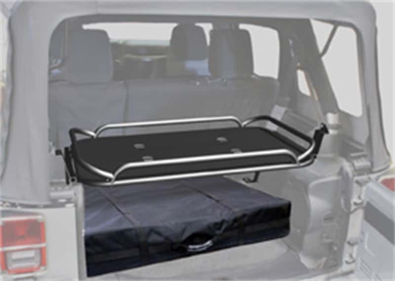 Rampage — Rampage 2007-2018 Jeep Wrangler(JK) Rear Sport Rack - Black
Cargo Rack - view 2