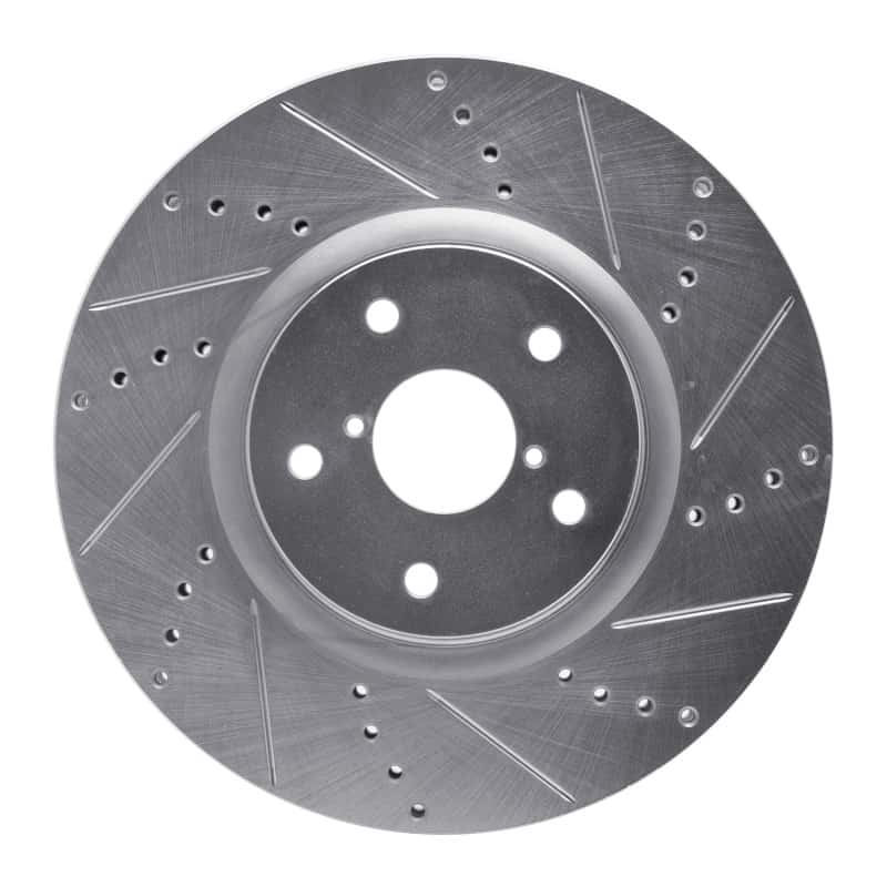 R1 Concepts — R1 05-20 Subaru WRX Front Right Drilled & Slotted Silver Brake Rotor
R1 Brake Rotor Drill - view 1