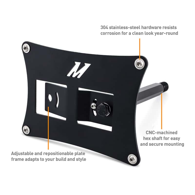 Mishimoto — Mishimoto 2023+ Toyota GR Corolla License Plate Relocation Kit
Plate Relocation Kit - view 2