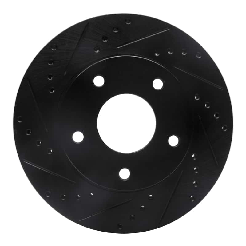 R1 Concepts — R1 97-05 Chevrolet Blazer Front Left Drilled & Slotted Black Brake Rotor
R1 Brake Rotor Drill - view 1