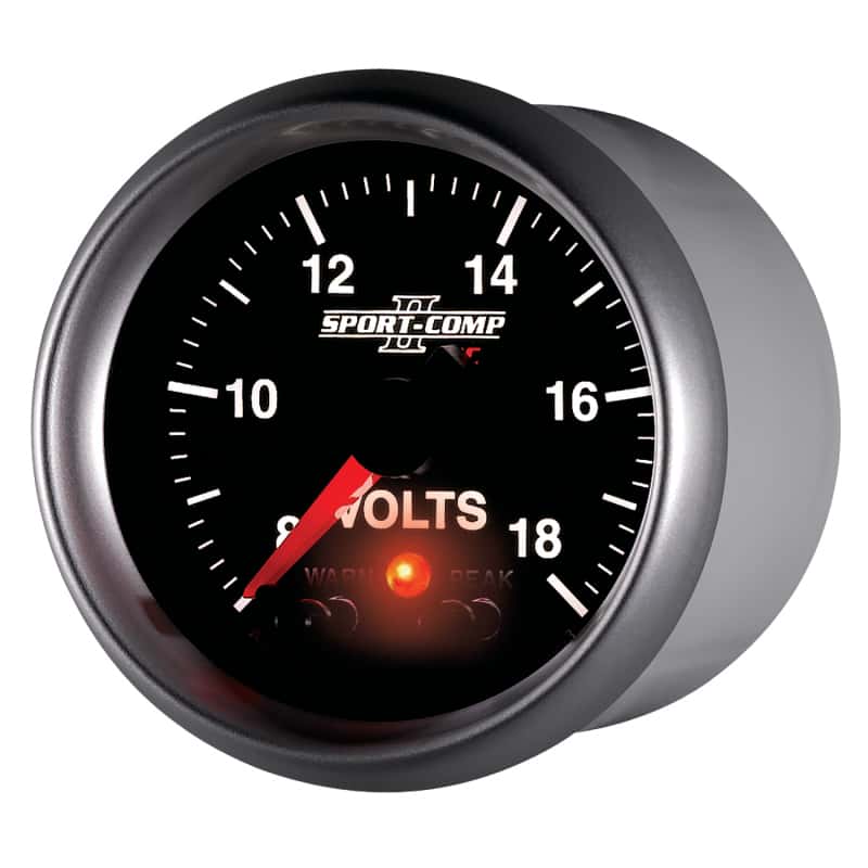 AutoMeter — Autometer Sport-Comp II 2-1/16in Digital Voltmeter Gauge - 18V
2-1/16" VOLTMETER, 8 - view 9