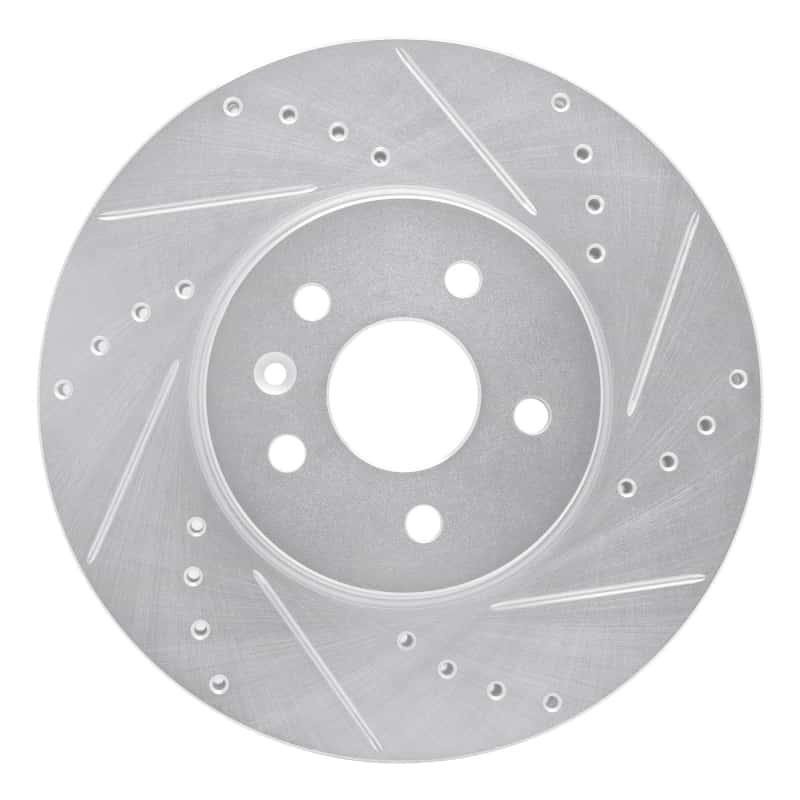 R1 Concepts — R1 13-22 Buick Encore Front Right Drilled & Slotted Silver Brake Rotor
R1 Brake Rotor Drill - view 1