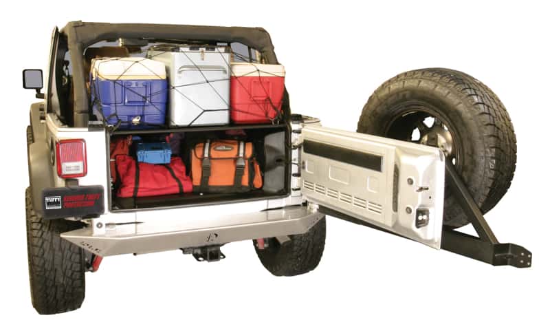 Tuffy Products — Tuffy Jk Unlimited Tailgate Enclosure- Black For 2011+
Cargo Enclosure - view 9