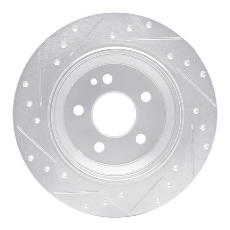R1 Concepts — R1 16-23 Mercedes-Benz Viano (Mexico) Rear Right Drilled & Slotted Silver Brake Rotor
R1 Brake Rotor Drill - view 5