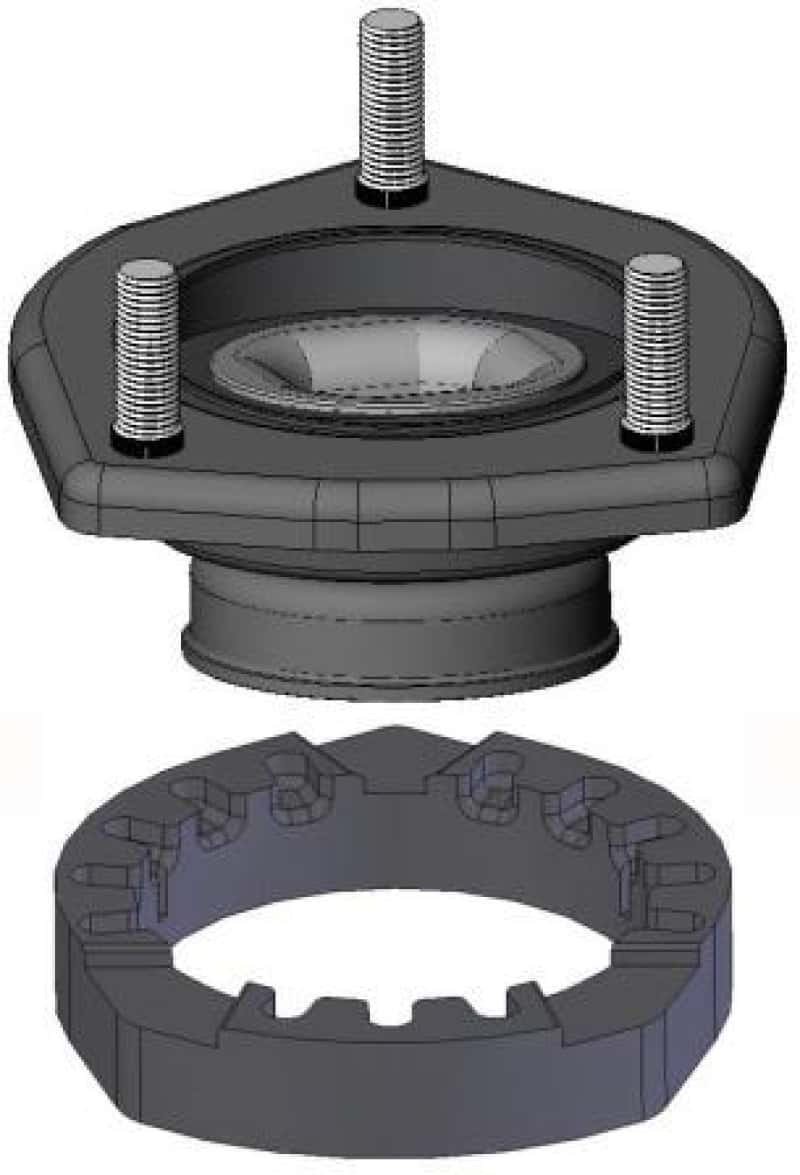 KYB — KYB Shocks & Struts Strut Mounts Rear Left LEXUS RX330 (AWD) 2004-06 LEXUS RX330 (FWD) 2004-06 LEXUS
Strut Mount Kit
Mounting Kit - view 1