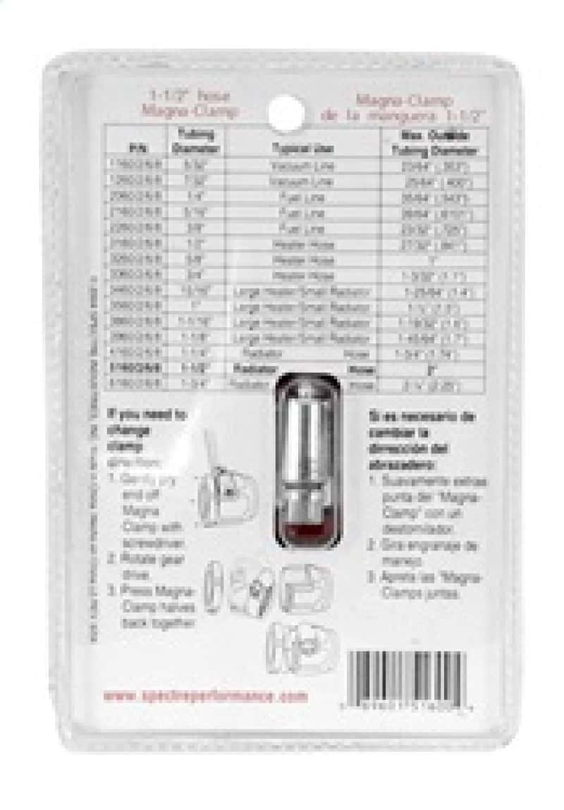 Spectre — Spectre Magna-Clamp Hose Clamp 1-1/2in. - Red/Blue
Magna-Clamp Hose Cla
Hose Clamp - view 4