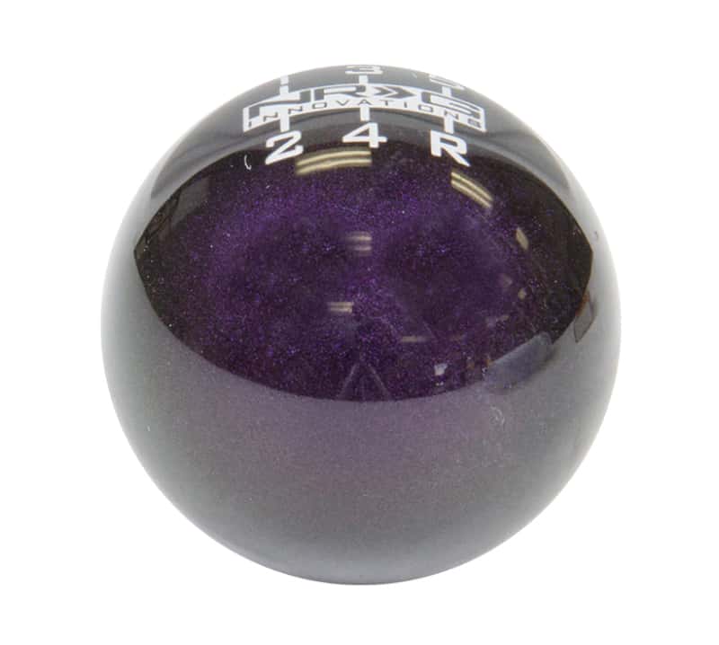 NRG — NRG Universal Ball Style Shift Knob - Heavy Weight 480G / 1.1Lbs. - Green/Purple (5 Speed) - view 2