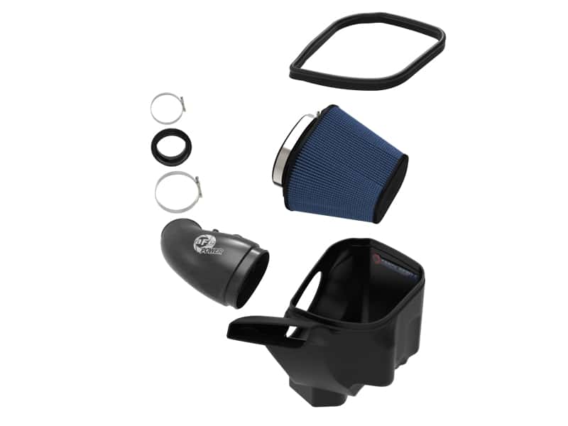 aFe — aFe 12-21 Jeep Grand Cherokee 6.4L Track Series Carbon Fiber Cold Air Intake System w/Pro 5R Filter
Track Series Intake  - view 3