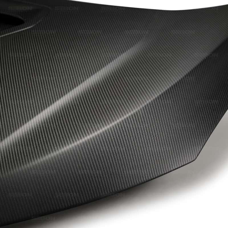 Seibon — Seibon 17-18 Honda Civic Type-R OEM-Style Dry Carbon Fiber Hood - view 5