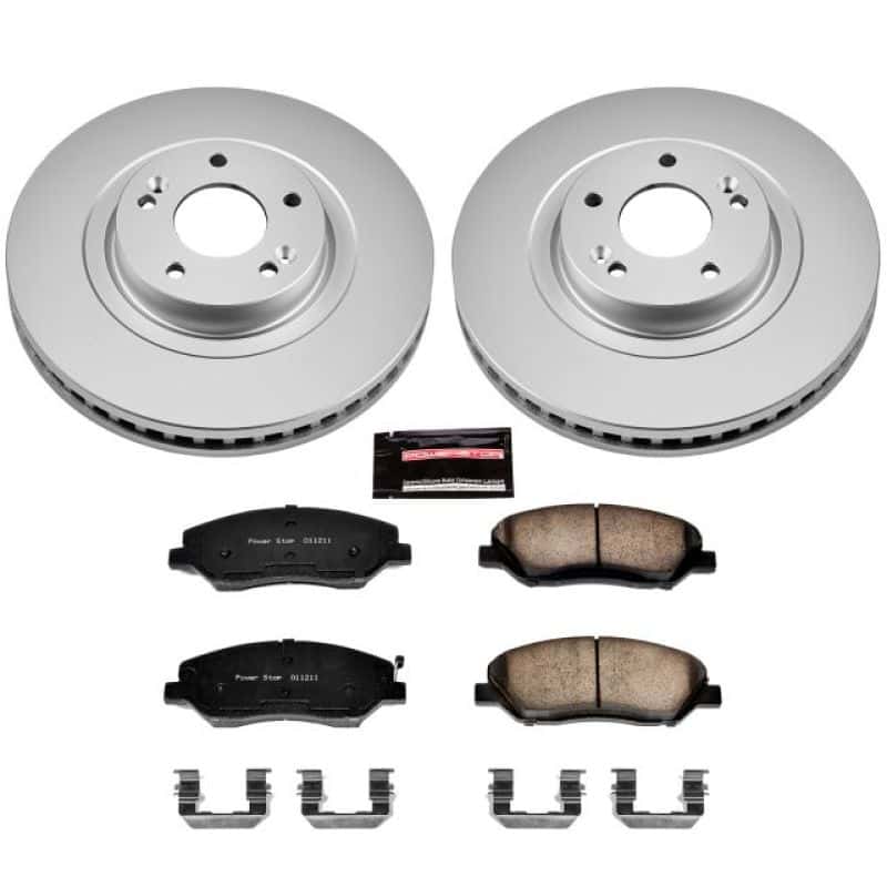 PowerStop — Power Stop 13-16 Hyundai Santa Fe Front Z17 Evolution Geomet Coated Brake Kit - view 1