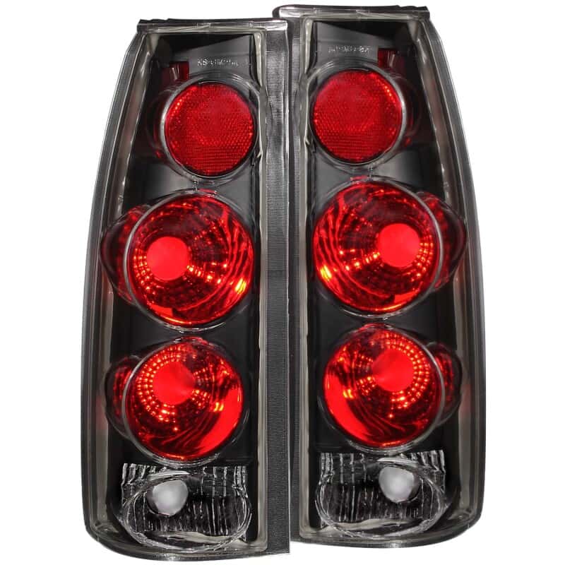 ANZO — ANZO 1999-2000 Cadillac Escalade Taillights Black 3D Style
TailLightSet - view 2