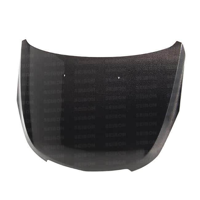 Seibon — Seibon 06-08 Honda Civic 4 Door TS Carbon Fiber Hood - view 4