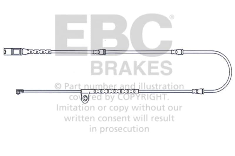 EBC — EBC 2010-2014 BMW X5 4.4L Twin Turbo Front Wear Leads
DscBrkPadWrSnsr - view 1