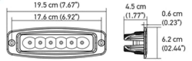 Hella — Hella Value Fit Mini 6in LED Light Bar - Flood - view 5