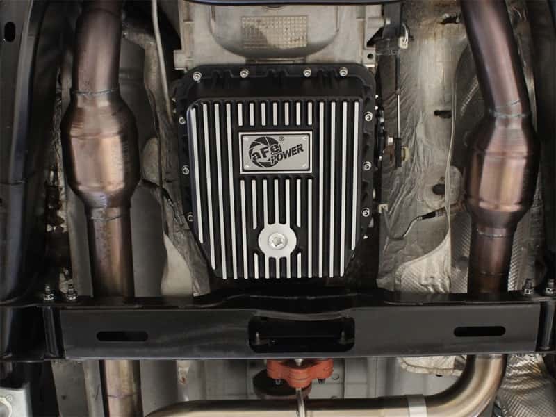 aFe — aFe Transmission Pan (Black); Ford Trucks 94-08 AODE
Transmission Pan - view 4
