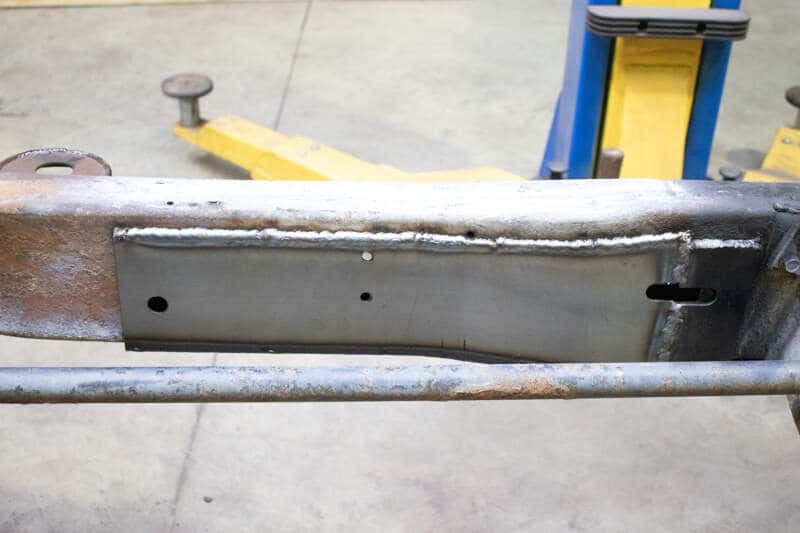 RustBuster — Rust Buster 1994-2004 Chevy S10 & GMC Sonoma Center ward Frame Repair Kit - Left - view 7