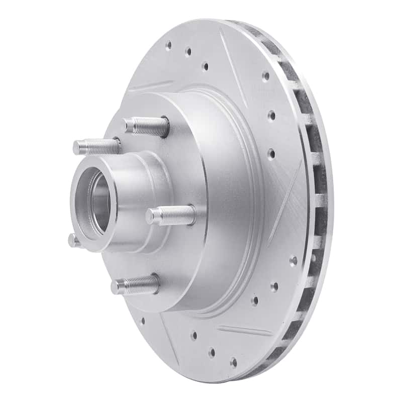 R1 Concepts — R1 91-94 Ford Explorer Front Right Drilled & Slotted Silver Brake Rotor
R1 Brake Rotor Drill - view 2