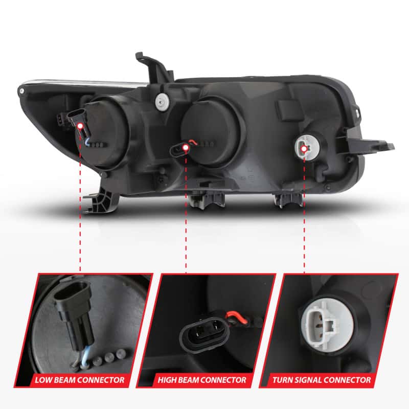 ANZO — ANZO 2008-2010 Scion Xb Projector Headlights w/ Halo Black
Head Light Set
HdLtSet - view 12