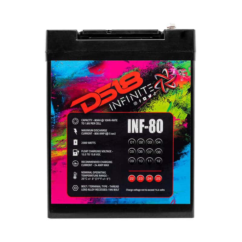 DS18 — DS18 2300 Watts 80 AH Infinite AGM Power Cell Battery - view 3