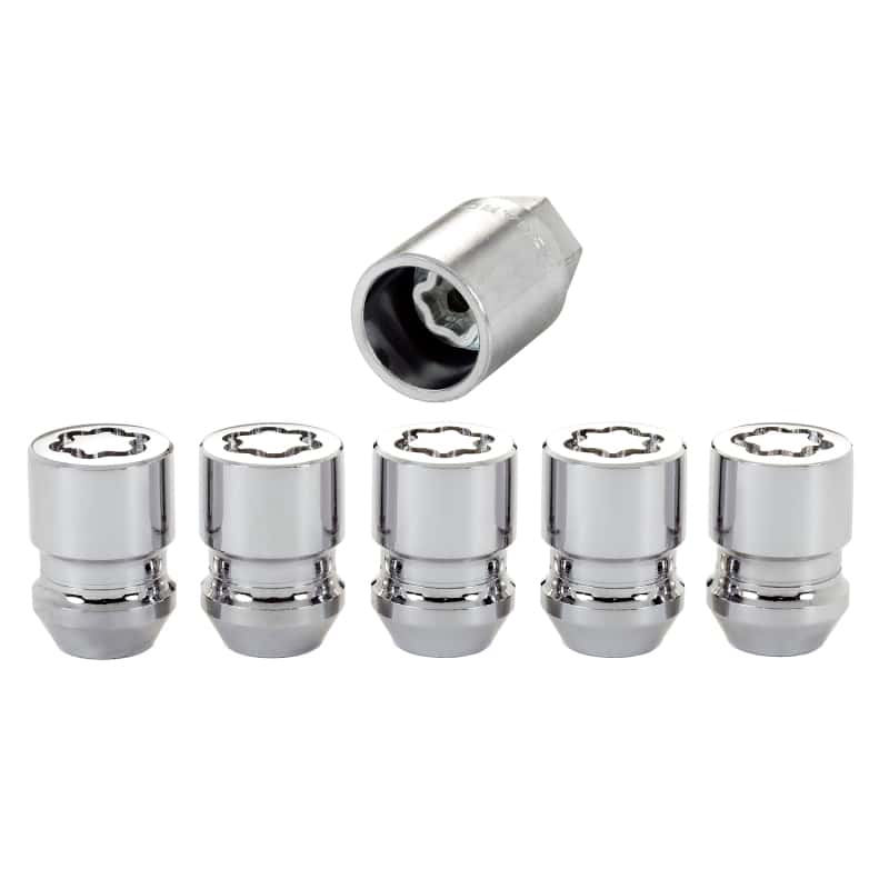 McGard — McGard Wheel Lock Nut Set - 5pk. (Cone Seat) M12X1.25 / 3/4 Hex / 1.28in. Length - Chrome - view 5