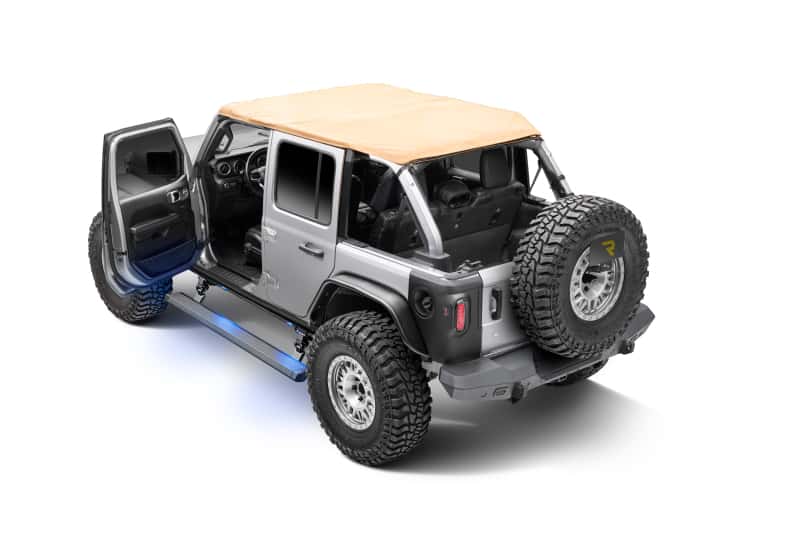 Go Rhino — RealTruck 18-24 Jeep Wrangler 4dr VoltStep Electric Running Board Kit - Bedliner Coating
VoltStep Elec. Board - view 12