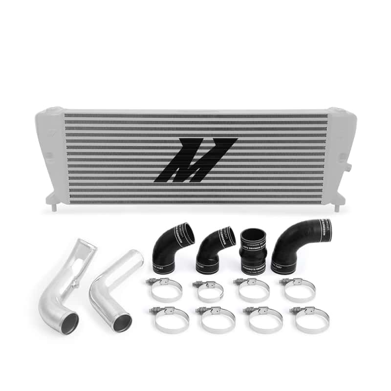 Mishimoto — Mishimoto Ford Ranger 3.2L Diesel Intercooler Kit 2011+ Silver w/ Polished Pipes - view 1