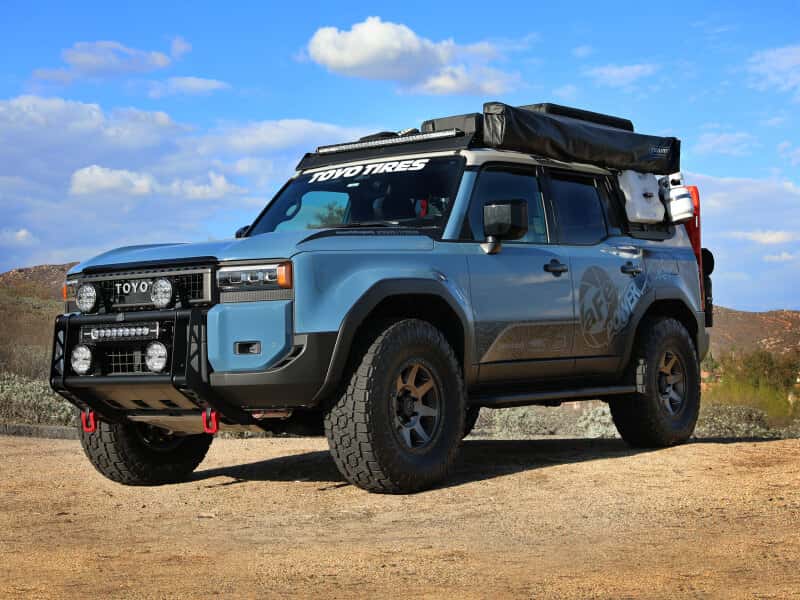 aFe — aFe 2024+ Toyota Land Cruiser (J250) L4 2.4L Terra Guard Bull Bar w/ RIGID Lights
Terra Guard Bull Bar - view 3