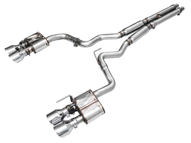 AWE Tuning — AWE 2024 Ford Mustang Dark Horse S650 RWD SwitchPath Catback Exhaust w/ Quad Chrome Silver Tips
SwitchPath Catback - view 1