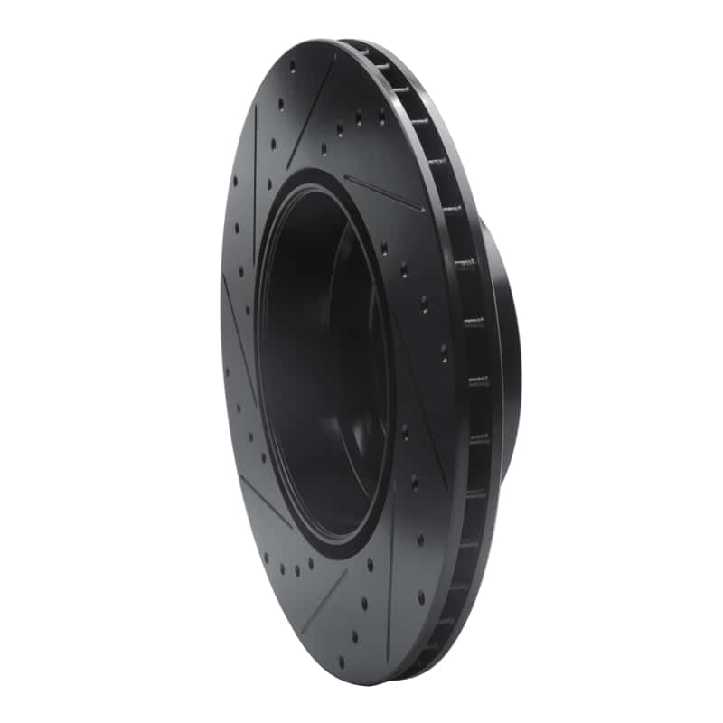 R1 Concepts — R1 07-19 BMW X6 Rear Right Drilled & Slotted Black Brake Rotor
R1 Brake Rotor Drill - view 4