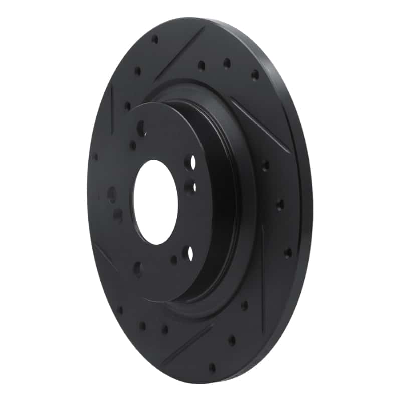 R1 Concepts — R1 00-09 Honda S2000 Rear Left Drilled & Slotted Black Brake Rotor
R1 Brake Rotor Drill - view 2