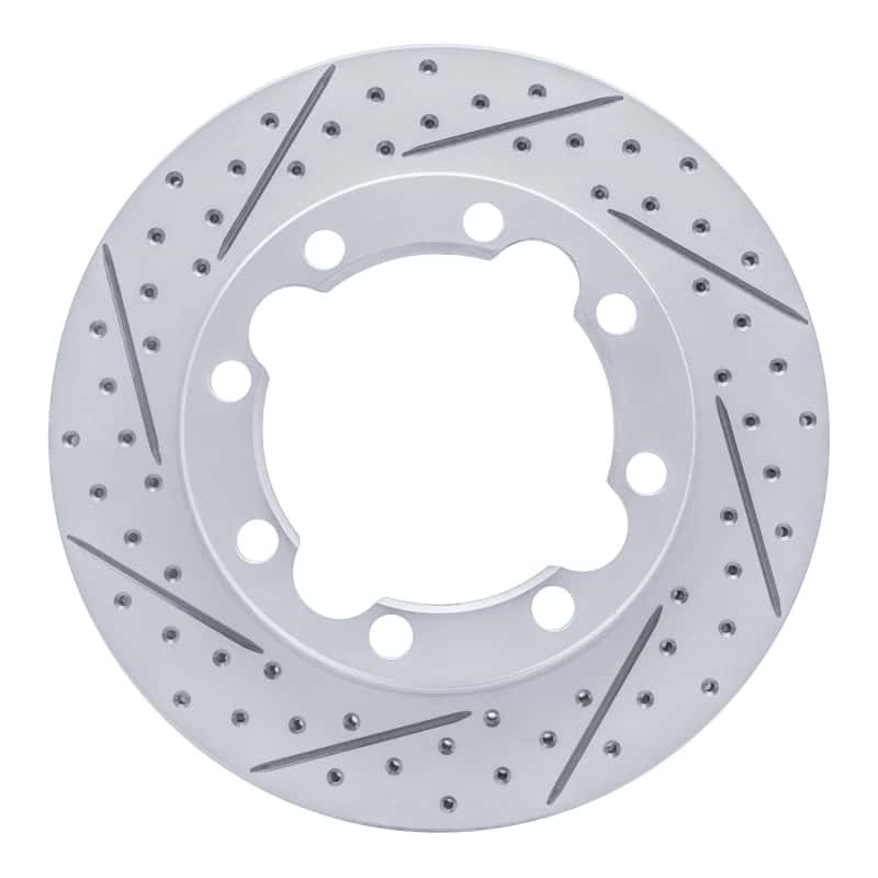 R1 Concepts — R1 92-00 Chevrolet K3500 Front Left Drilled & Slotted Geo-Carbon Rotor - view 1