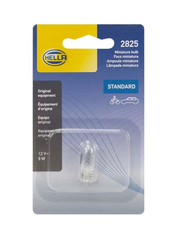 Hella — Hella Bulb 2825 12V 5W 4Cp W21X95D T325 Sb
2825SB Incan Bulb - view 6