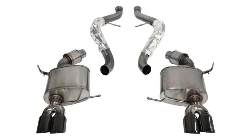 CORSA Performance — Corsa 2008-2012 BMW M3 E90 Black Sport Cat-Back Exhaust
Exhaust - view 3