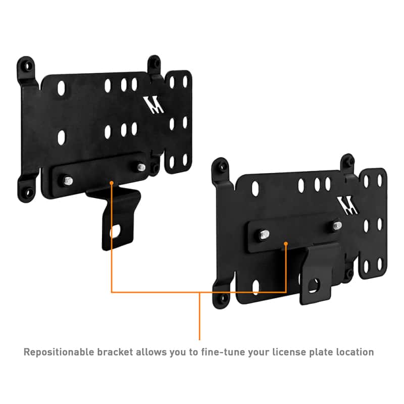 Mishimoto — Mishimoto 2022+ Ford Bronco Capable Bumper License Plate Relocation
Plate Relocation Kit - view 4