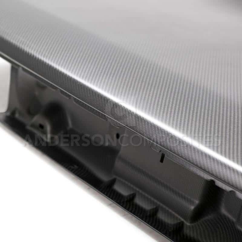 Anderson Composites — Anderson Composites 08-18 Dodge Challenger Type-OE Dry Carbon Decklid - view 4