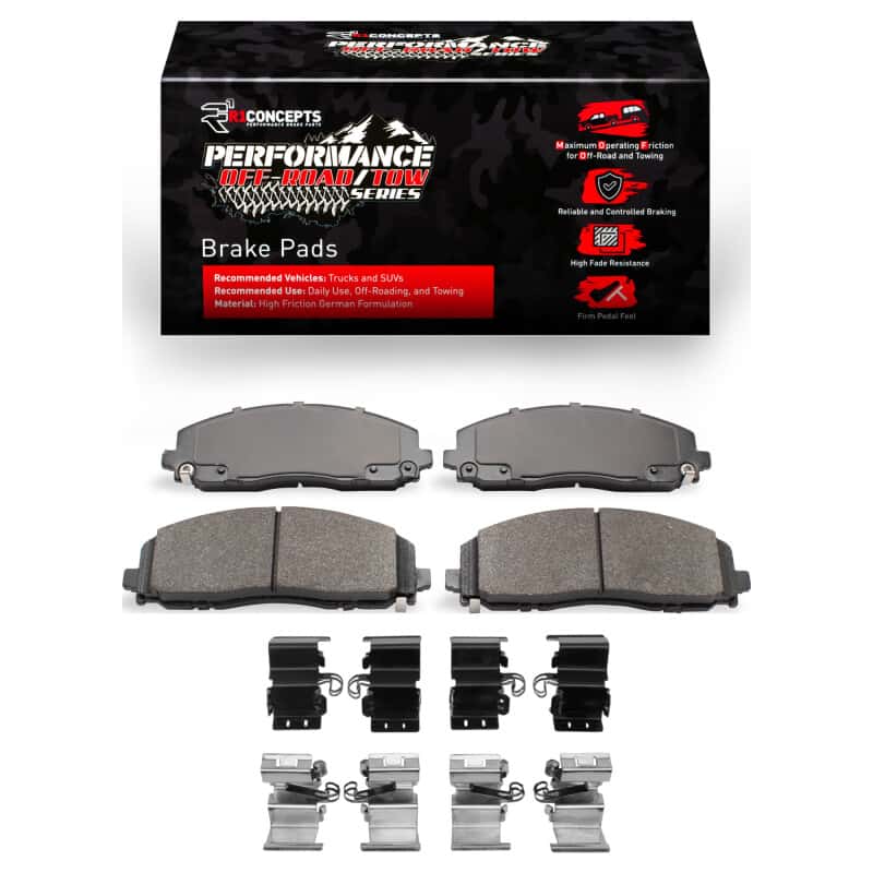 R1 Concepts — R1 2012-2025 Chrysler Town & Country Front Performance Off-Road/Tow Brake Pads & Hardware Kit
R1 Performance Off-R - view 1