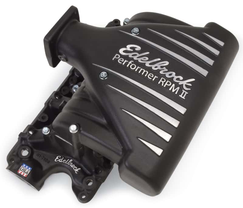 Edelbrock — Edelbrock Intake Manifold Ford Mustang 5 0L Performer RPM II Manifold Black Finish
MANIFOLD - view 3